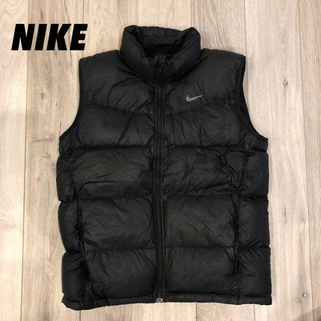 【激レア】ナイキ NIKE★ボアベスト XL★ダウンベスト 筆記体ロゴ★希少