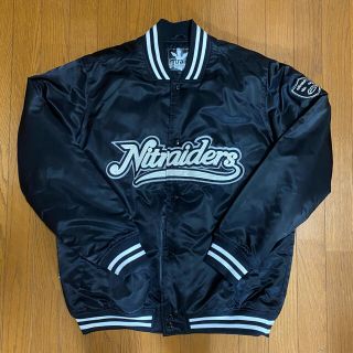 ネイバーフッド(NEIGHBORHOOD)の【美品】nitraid ナイトレイド スタジャン ブラック 黒 Lサイズ(スタジャン)