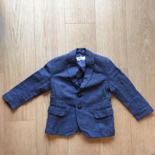 エイチアンドエム(H&M)の★専用★入園式やおめかしに◎H&Mシンプル無地ネイビージャケット(ジャケット/上着)