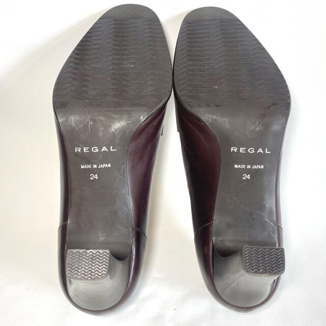 REGAL(リーガル)のREGAL リーガル　パンプス　ブラウンレザー　24cm レディースの靴/シューズ(ハイヒール/パンプス)の商品写真