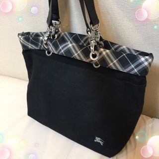 バーバリー(BURBERRY)の高級牛革☆2way☆バーバリー トートバッグ ハンドバッグ☆ブルーレーベル(トートバッグ)