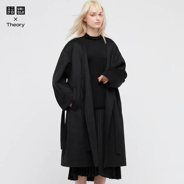 UNIQLO theory ウールブレンドコート XSサイズ 黒