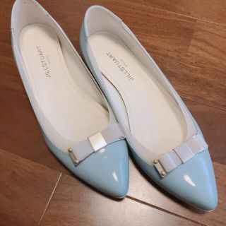 ジルスチュアート(JILLSTUART)の【24cm】ジル・スチュアート ミントグリーン リポンパンプス(ハイヒール/パンプス)