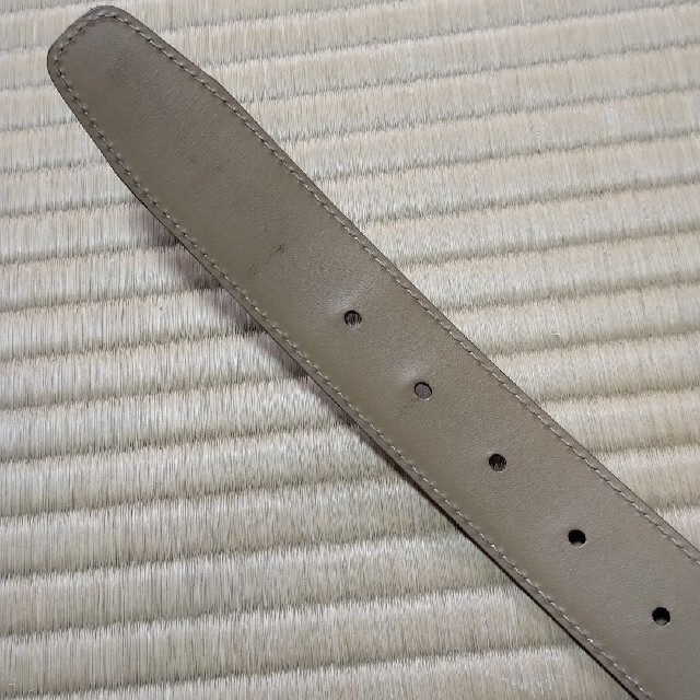 【美品】ベルルッティ ベルト レザー クラシック メンズ 79~89cm グレー