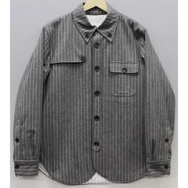 THOM BROWNE - 超希少！BLACK FLEECE 中綿入 シャツ ブルゾン トム