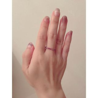 スタージュエリー(STAR JEWELRY)のStar jewery girl♡ハーフエタニティリング💍９号(リング(指輪))