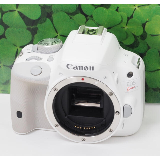 Canon - 【美品】スマホへ転送も可能❤️希少な白 キャノンKissX7 Canon - 【美品】スマホへ転送も可能❤️希少な白 キャノンKissX7