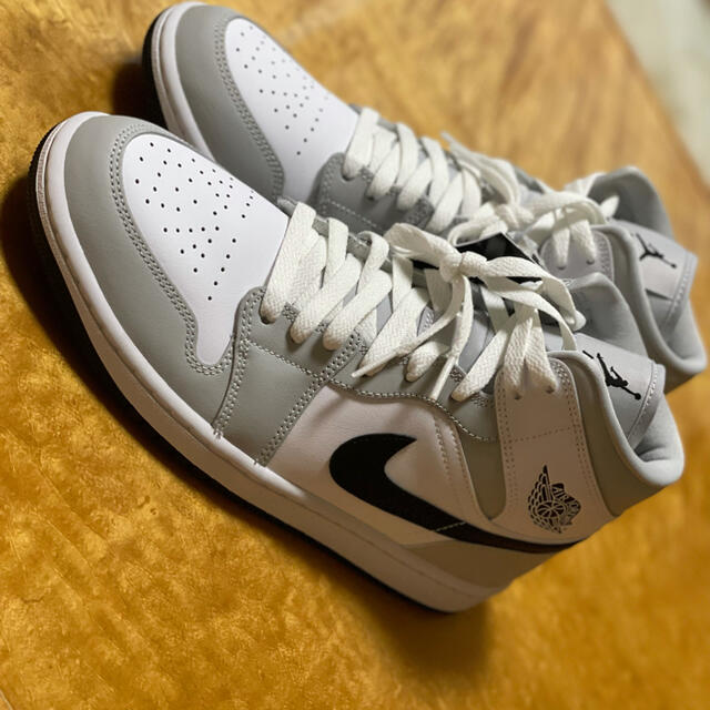 Air Jordan 1 Mid "Grey Fog/White/Black"