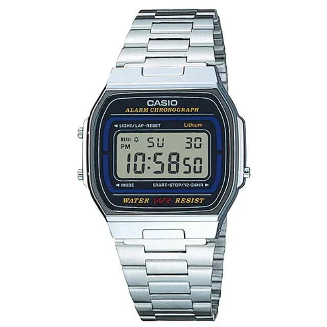 CASIO(カシオ)の新品　カシオ　腕時計　A 164WA-1JF 付属品完備 メンズの時計(腕時計(デジタル))の商品写真