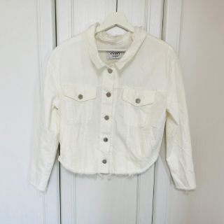 eimy istoire ♡ MALIHA K ロゴツイード デニム ジャケット adm