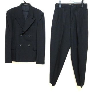 ヨウジヤマモト(Yohji Yamamoto)のヨウジヤマモト ダブルスーツ メンズ - 黒(セットアップ)