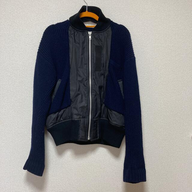 サカイ sacai  ブルゾン　ニット