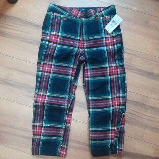 ベビーギャップ(babyGAP)のbabyGAP　チェックパンツ　未使用　3years 100㎝(パンツ/スパッツ)