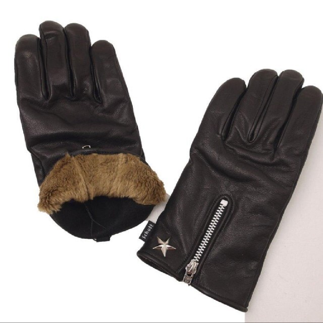 ショット ZIP LEATHER GLOVE ジップレザーグローブ