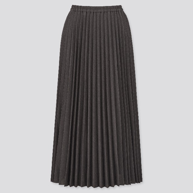UNIQLO(ユニクロ)のユニクロ プリーツ 黒 ピンク レディースのスカート(ロングスカート)の商品写真