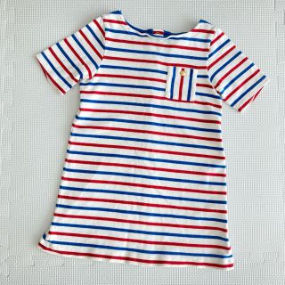 プチバトー(PETIT BATEAU)のプチバトー　ワンピース　110センチ(ワンピース)