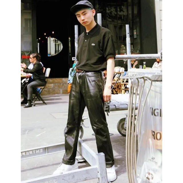 JOHN LAWRENCE SULLIVAN(ジョンローレンスサリバン)の90s old GAP ブーツカット　レザーパンツ　sullen メンズのパンツ(その他)の商品写真