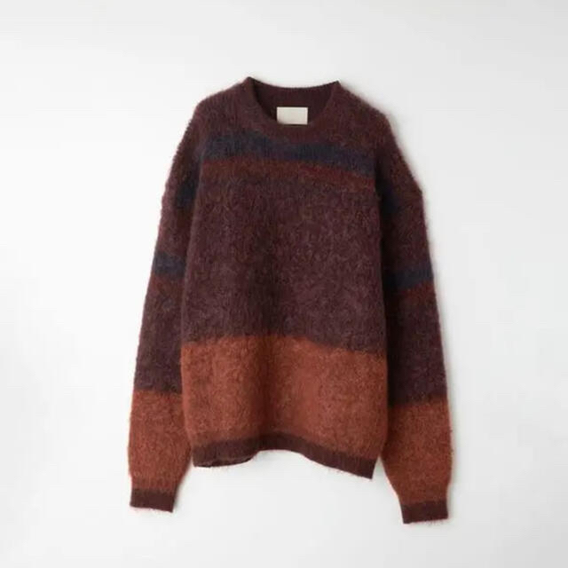 yoke 21aw Rothko Border Crew Neck(size2)メンズ