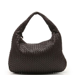 ボッテガヴェネタ(Bottega Veneta)の美品⭐︎ボッテガ・ヴェネタ イントレチャート ワンショルダーバッグ ブラウン(トートバッグ)