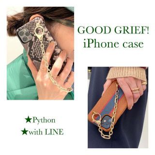 アパルトモンドゥーズィエムクラス(L'Appartement DEUXIEME CLASSE)の【GOOD GRIEF!/グッドグリーフ】 I Phone Case with (iPhoneケース)