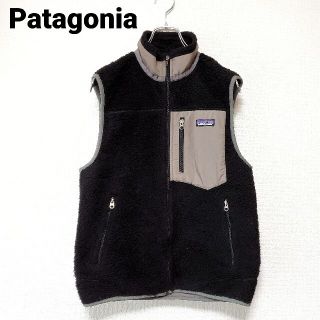 パタゴニア(patagonia)のpatagonia USA レトロX ボアフリース ベスト 黒 ブラック(その他)