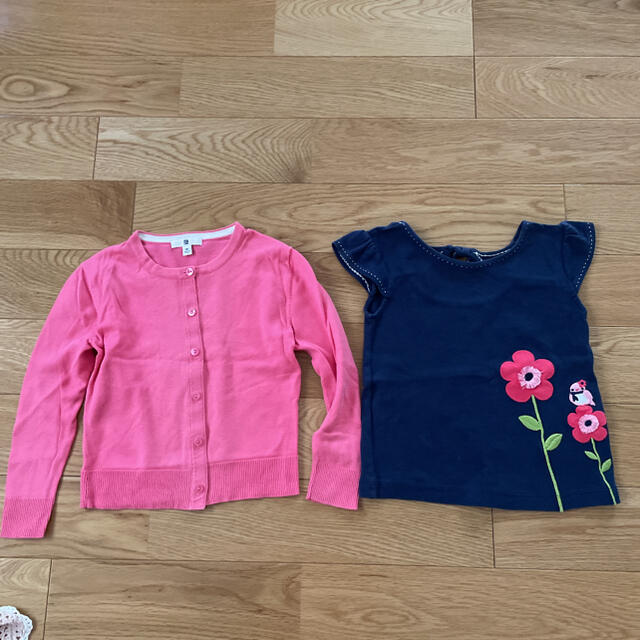 GYMBOREE(ジンボリー)のGYMBOREEとユニクロセット キッズ/ベビー/マタニティのキッズ服女の子用(90cm~)(Tシャツ/カットソー)の商品写真