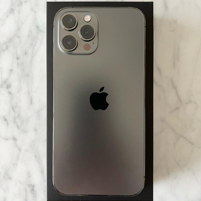 2022人気新作 iPhone - アップル iPhone12 Pro Max 256GB ガラスフィルム付 スマートフォン本体