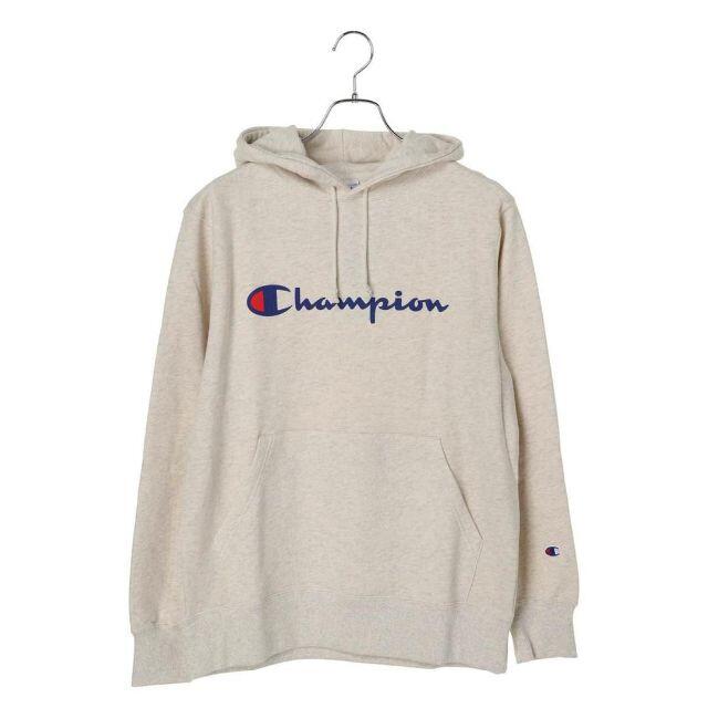 Champion(チャンピオン)の即購入OK！新品チャンピオン　パーカー　オートミール（ホワイト）XLサイズ メンズのトップス(パーカー)の商品写真