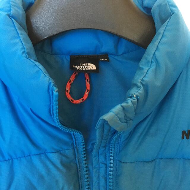 THE NORTH FACE(ザノースフェイス)のノースフェイス＊ダウンジャケット＊キッズ＊100cm＊青 キッズ/ベビー/マタニティのキッズ服男の子用(90cm~)(ジャケット/上着)の商品写真