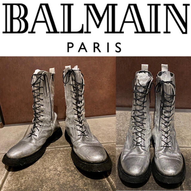 BALMAIN バルマン エンジニアブーツ スエード