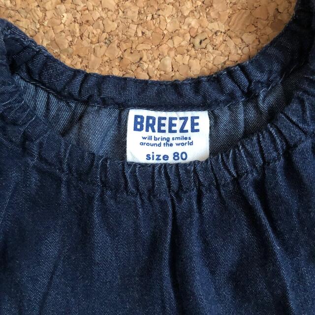 BREEZE(ブリーズ)のbreeze ワンピース キッズ/ベビー/マタニティのベビー服(~85cm)(ワンピース)の商品写真