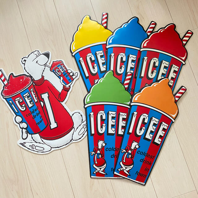 ICEE エンボスサイン 看板