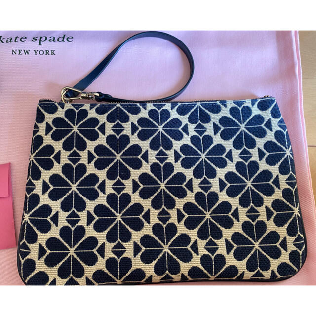 kate spade new york(ケイトスペードニューヨーク)のケイトスペードニューヨーク美品　スペードフラワージャガード　ケイトスペード レディースのバッグ(トートバッグ)の商品写真