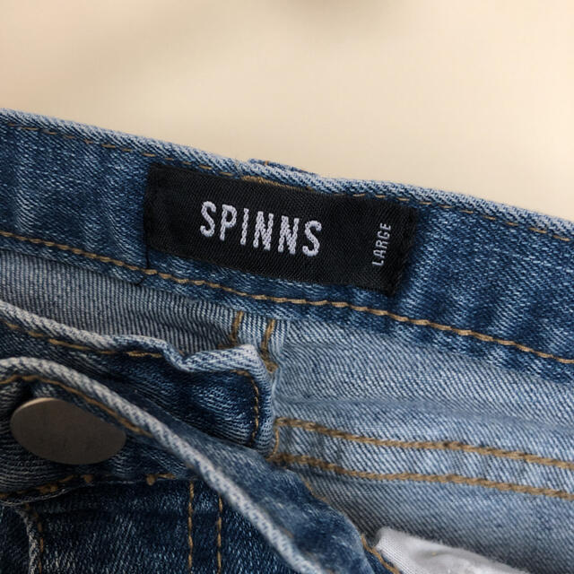 SPINNS(スピンズ)のSPINNS メンズ ダメージデニム スキニー ジーンズ L メンズのパンツ(デニム/ジーンズ)の商品写真