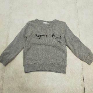 アニエスベー(agnes b.)のagnes b ENFANT キッズ ロゴ スウェット 4ans 100cm(Tシャツ/カットソー)