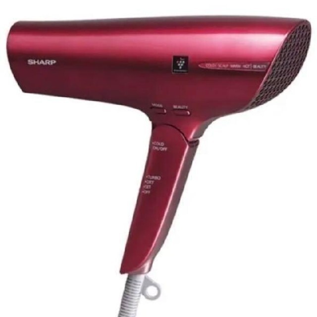 新品未開封 シャープ ヘアードライヤーSHARP IB-GP9-RSHARP