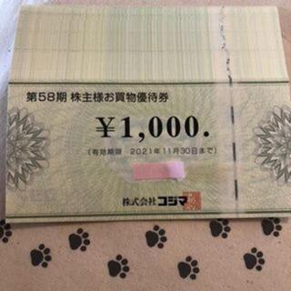 ラクマパック 20000円分 コジマ 株主優待券 - www.bkd.batangkab.go.id