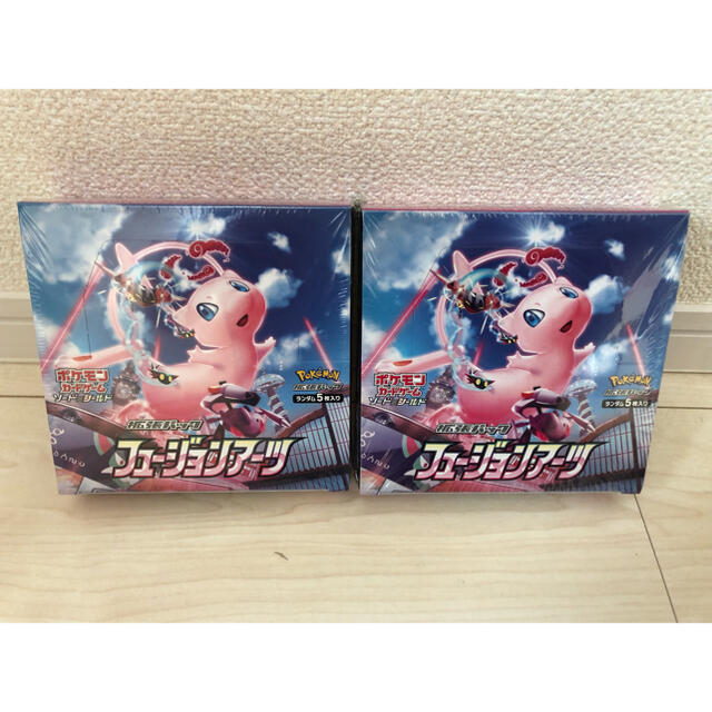 ポケモンカード　拡張パック　フュージョンアーツ　2box シュリンク付き