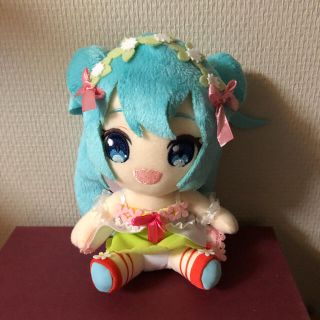 タイトー(TAITO)の初音ミク(妖精) ガーリーimageぬいぐるみ(キャラクターグッズ)