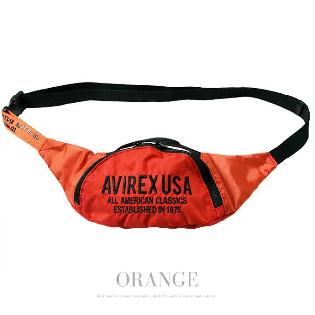 AVIREX(アヴィレックス)の定価3190円 AVIREX アビレックス ダンテウエストバッグ AX1101 メンズのバッグ(ショルダーバッグ)の商品写真