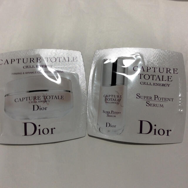 Dior(ディオール)のdior カプチュール  トータル セル エナジー サンプル 化粧水 美容液等 コスメ/美容のキット/セット(サンプル/トライアルキット)の商品写真