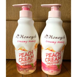 ハニーチェ(Honeyce')のハニーチェ　ピーチクリームスムージー　シャンプー&トリートメントセット(シャンプー/コンディショナーセット)