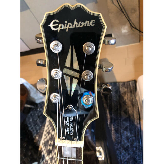 特価　美品　epiphone レスポールカスタムプロ　シルバー