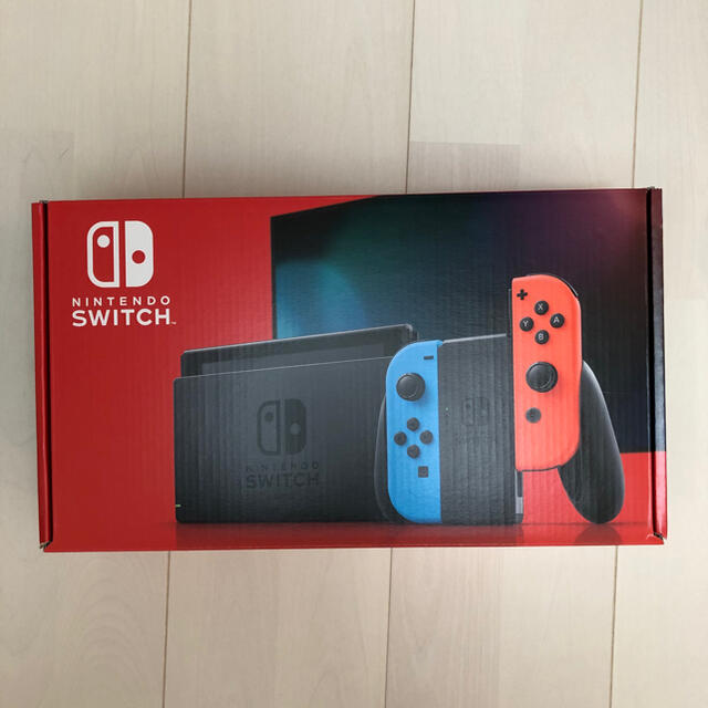 新品】Nintendo Switch 任天堂スイッチ本体 ネオンレッド・ブルー