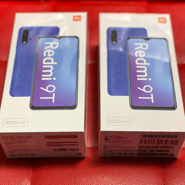 ANDROID(アンドロイド)の(新品・未使用)Xiaomi シャオミ Redmi 9T 64GB 2台セット. スマホ/家電/カメラのスマートフォン/携帯電話(スマートフォン本体)の商品写真