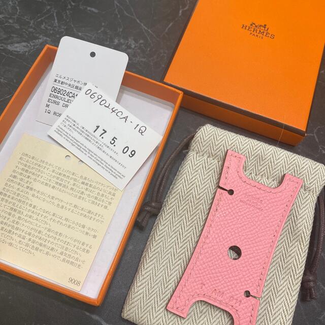 Hermes - HERMES エルメス イヤホンホルダー ピンク新品未使用の通販