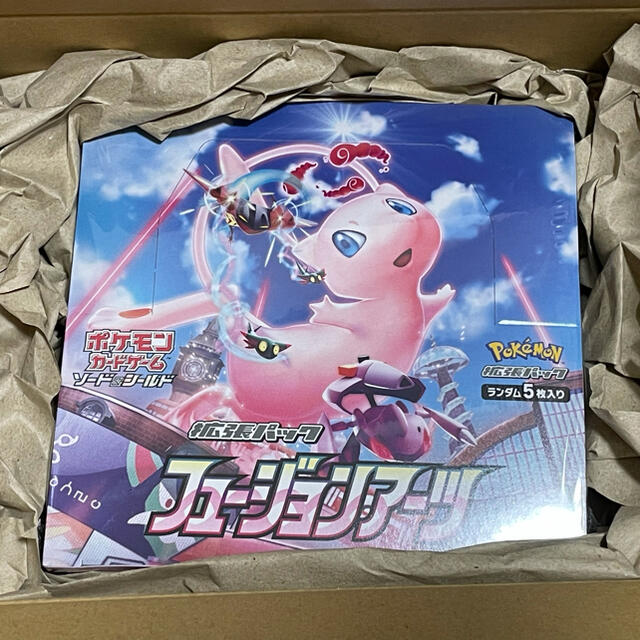 【新品未開封】ポケモンカード ソード＆シールド フュージョンアーツ 1BOX