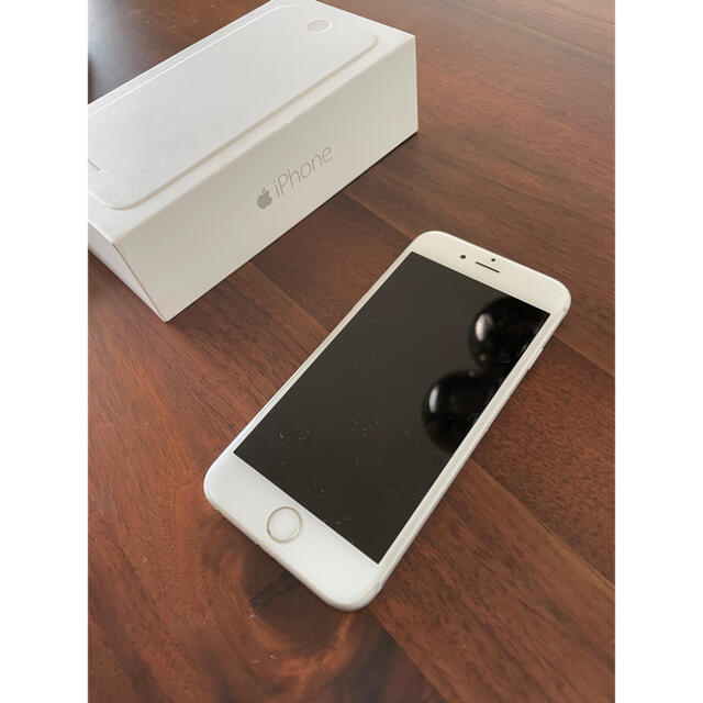 iPhone6s simフリー silver 128GB - スマートフォン本体