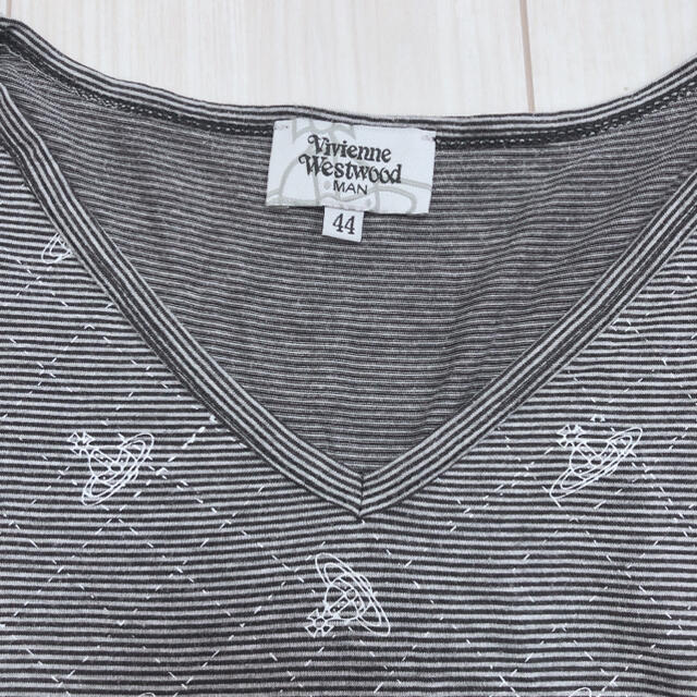 VivienneWestwoodMAN 半袖Tシャツ オーヴ柄Tシャツ/カットソー(半袖/袖なし)