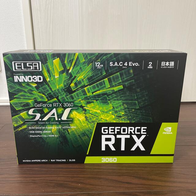 ELSA GeForce RTX 3060 グラフィックボード LHR